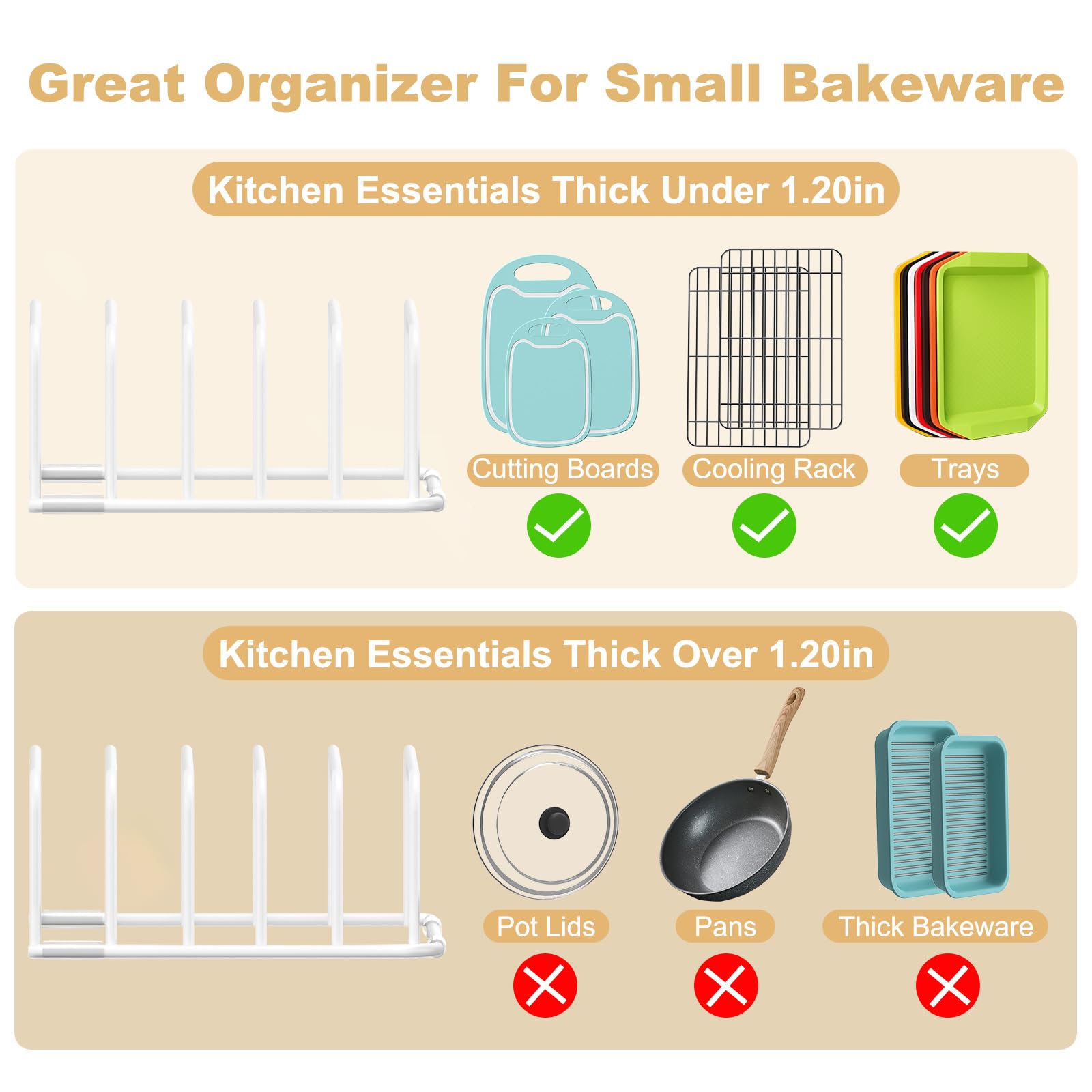 Fikoksol cabinet storage solution, space-saving design helps declutter countertops.