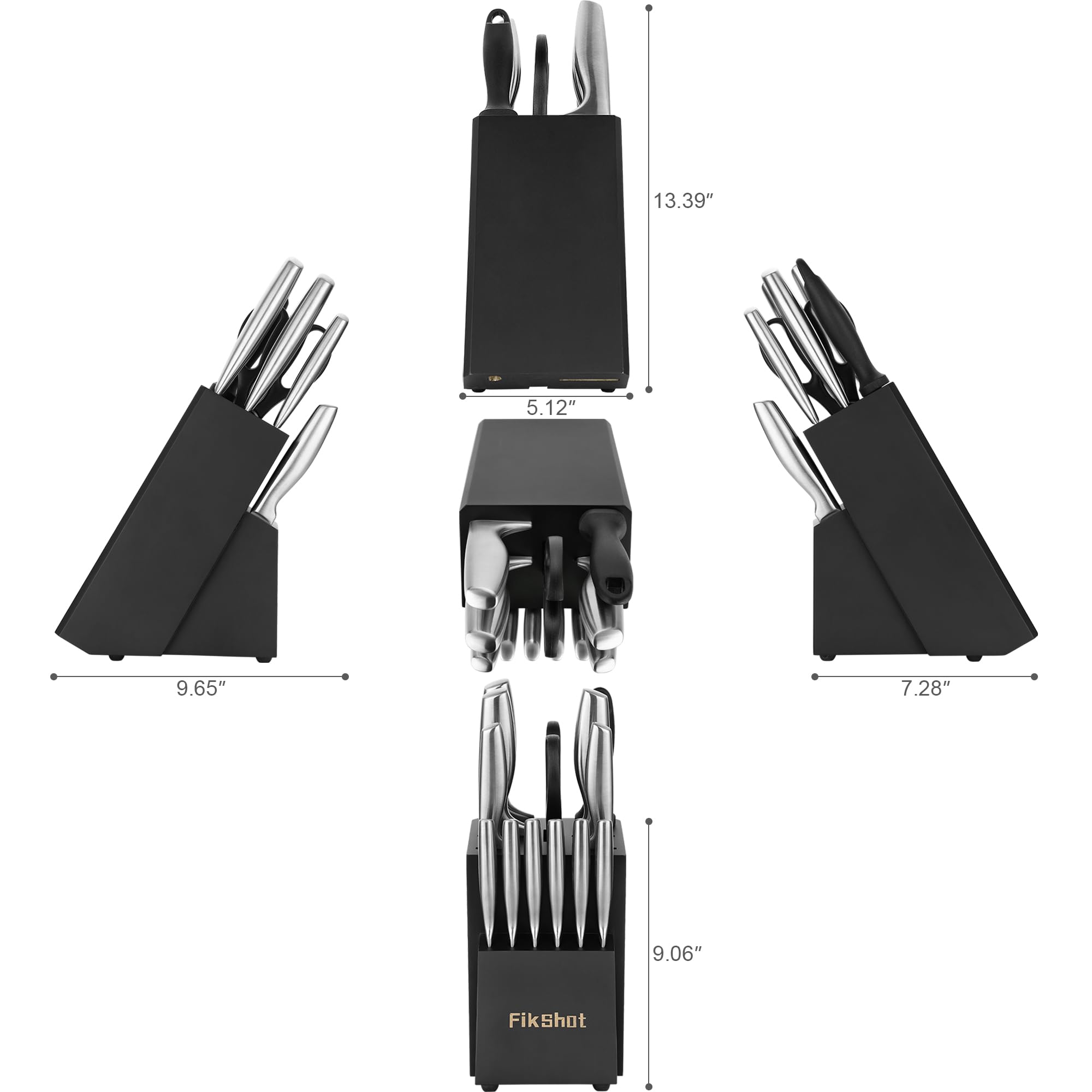 FikShot included honing steel maintains precision between uses.