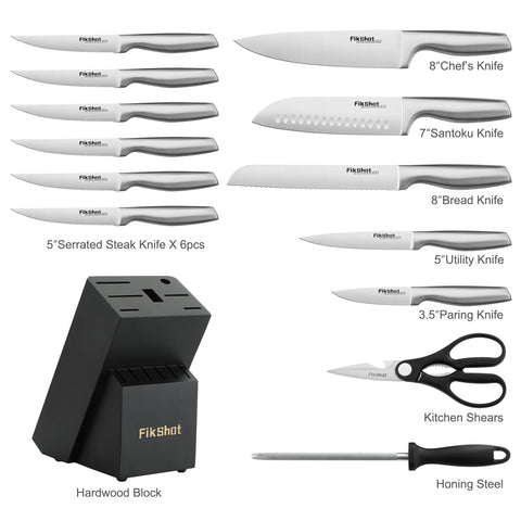 FikShot rust-resistant stainless steel blades stay sharp longer.