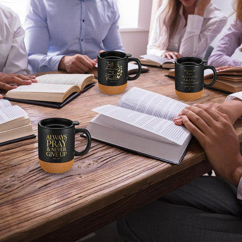 FillTouch 4-pack mugs ideal for church gatherings, study groups, or coworkers.