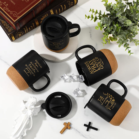 FillTouch gift set of Christian mugs with Bible verses suits women, men, groups.