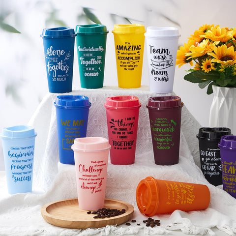 FillTouch sturdy PP plastic construction ensures durable reusable cups for events.