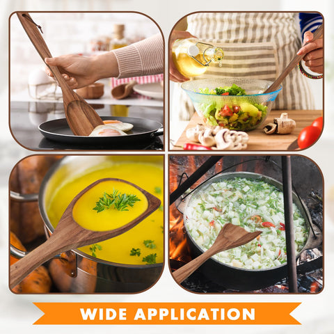 FillTouch 24-inch spoon with smooth edges protects non-stick cookware during flipping.