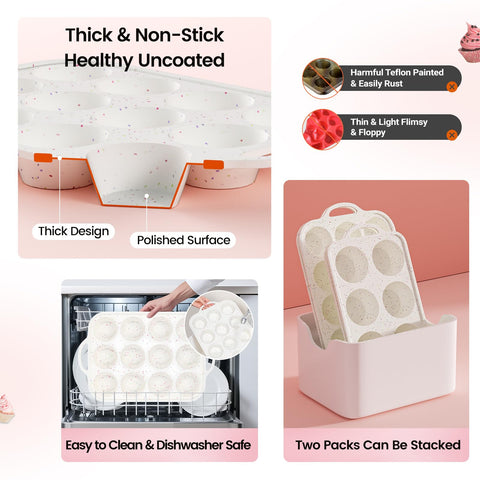 Fimary compact silicone pan stores easily due to flexible design.