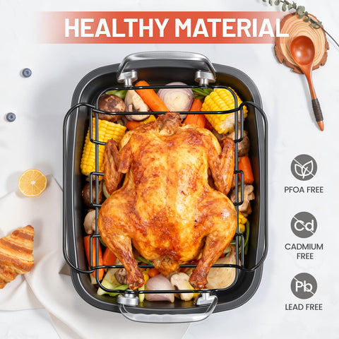 Fimary detachable rack enables easy grease drainage