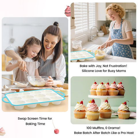Fimary storage-friendly silicone pans nest for compact storage