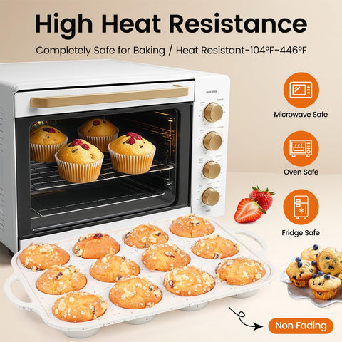 Fimary versatile muffin pan is great for mini quiches and cupcakes.