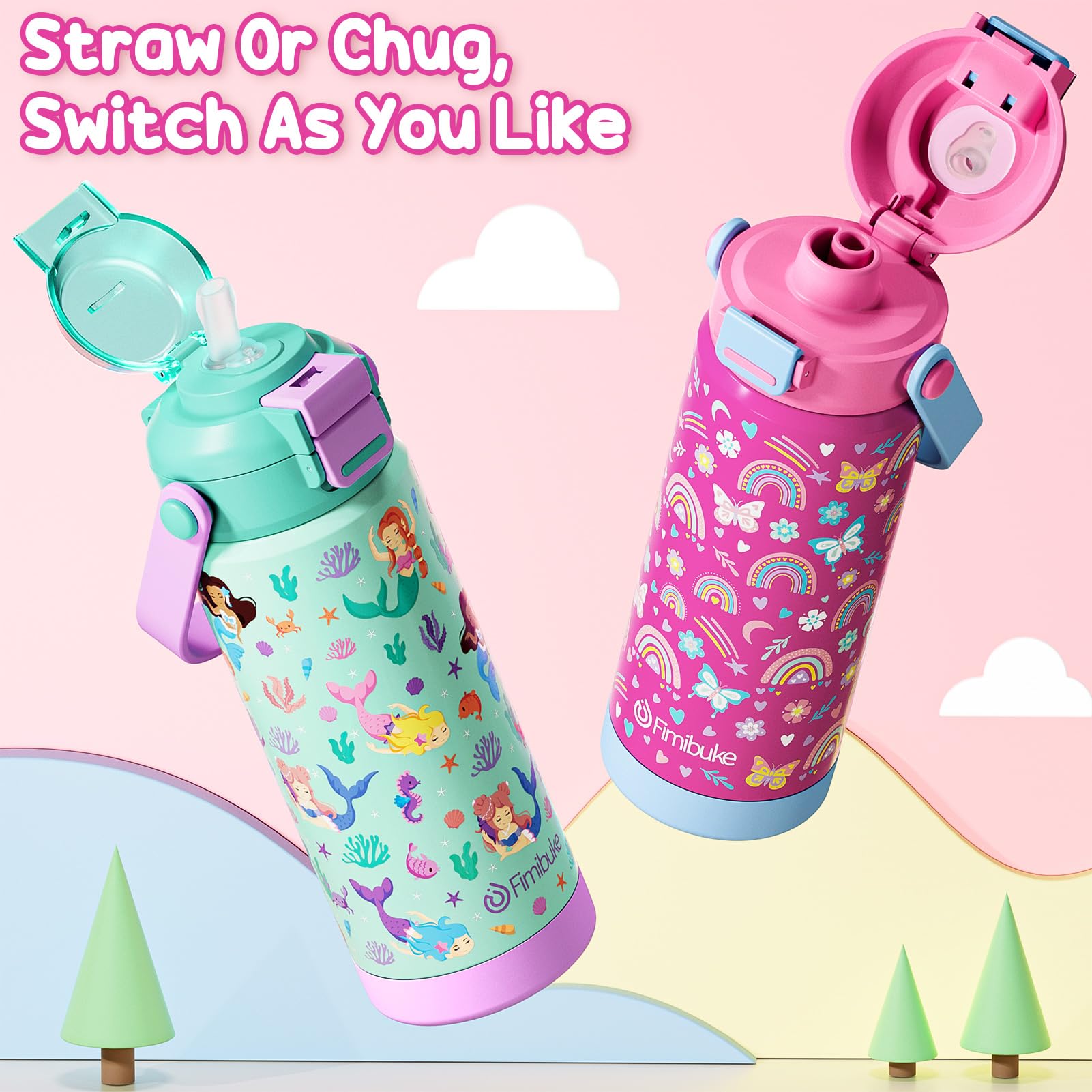 Fimibuke anti-slip silicone boot shields the bottle on playdates.