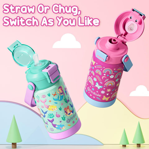 Fimibuke bottle with anti-slip boot and sturdy handle, ideal for kid adventures.