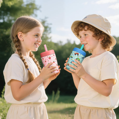 Fimibuke cups suitable for daycare and school environments.