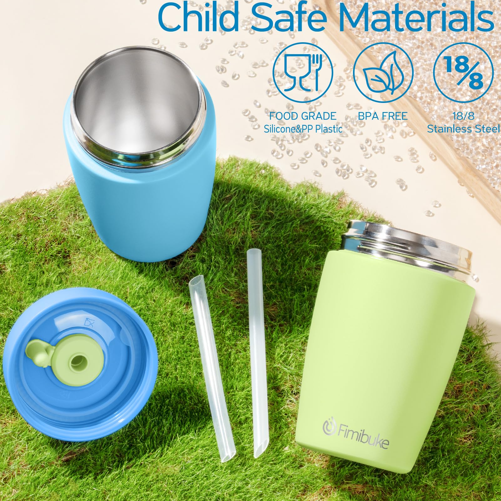 Fimibuke stainless steel insulated cup keeps drinks cold without sweating