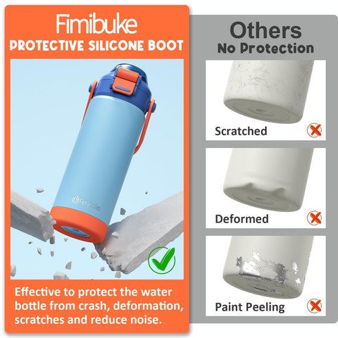 Fimibuke colorful patterns make hydration fun and engaging for kids.