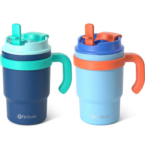 Fimibuke kids tumbler with handle for easy grip on the go