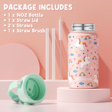 Fimibuke wide-mouth design makes refills and ice cubes a breeze.