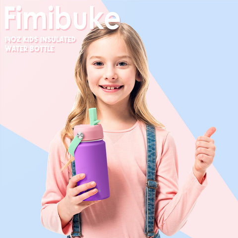 Fimibuke kids bottle fits in backpacks for school or sports