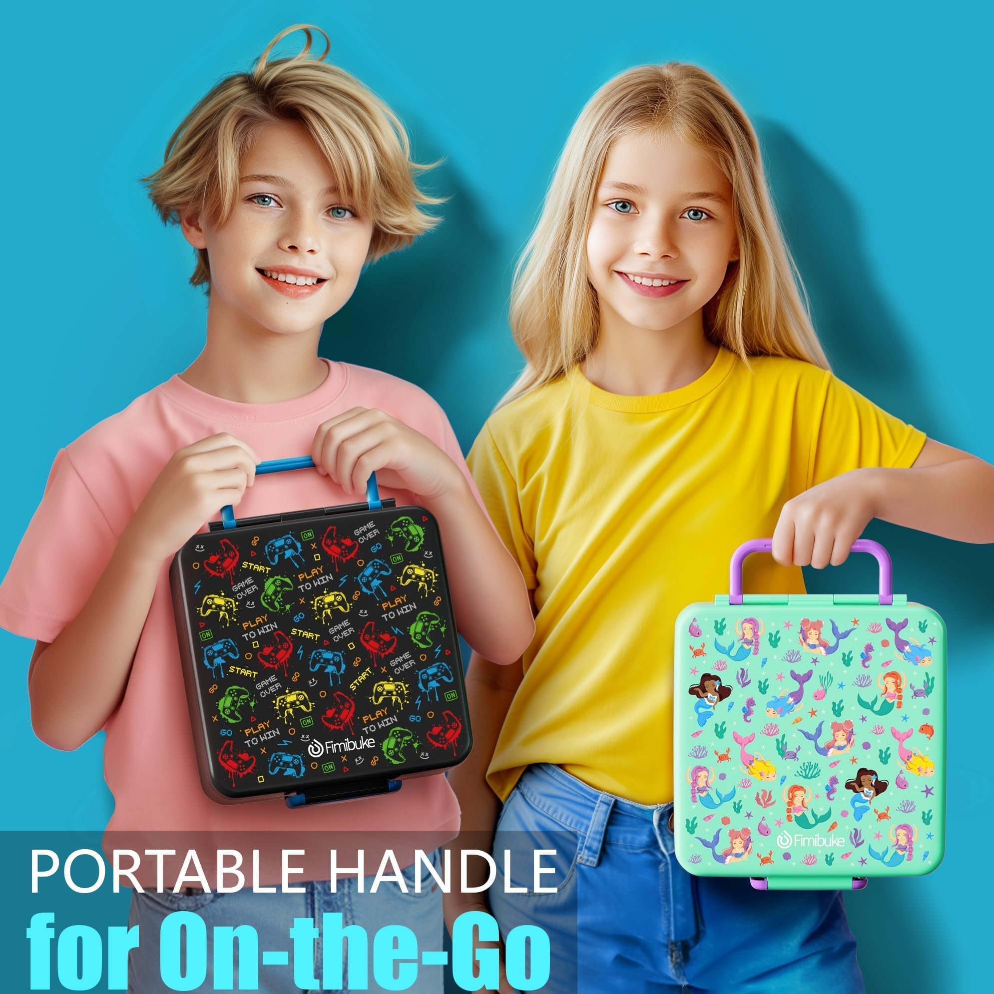 Fimibuke utensils snap onto lid for easy packing and cleanup