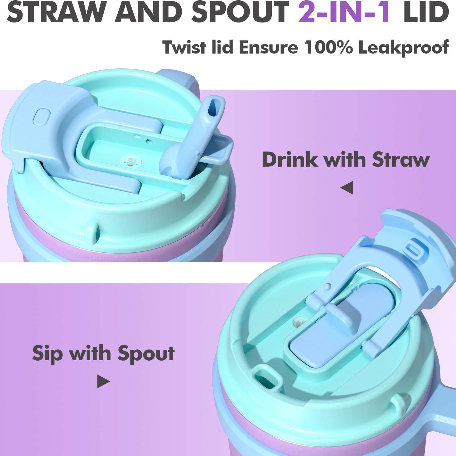 Fimibuke wide-mouth design allows easy ice cubes and simple cleaning