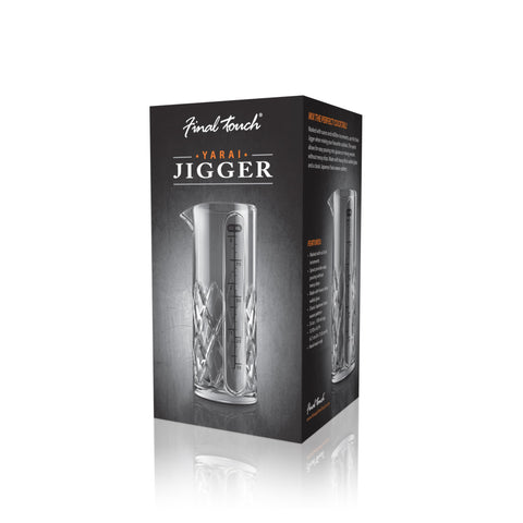 Final Touch Yarai Jigger is a must-have barware essential for home and pro use