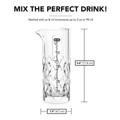 Final Touch Yarai Jigger compact dimensions for easy handling and storage