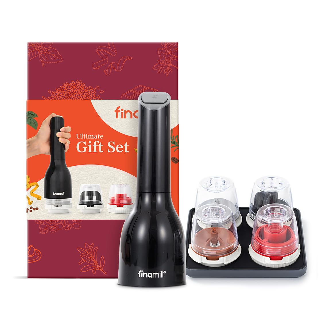 FinaMill LED light aids precise seasoning at stove