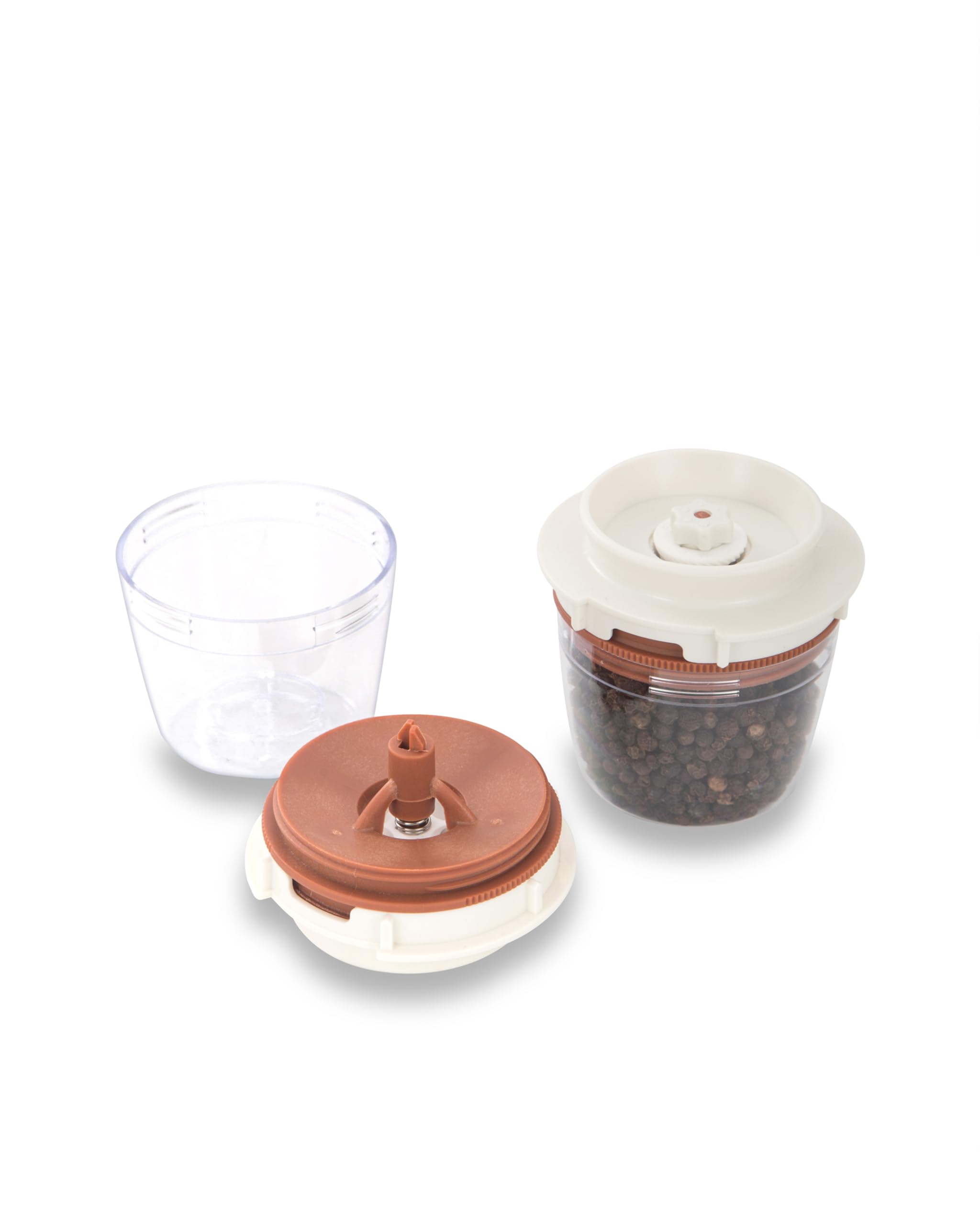 FinaMill Peppercorn Pod refill opening for clean, mess-free filling.