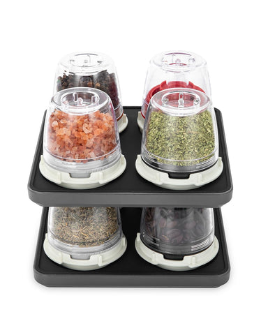 Fits all FinaMill pods securely in one stack.