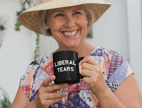 Find Funny Gift Ideas Liberal Tears Mug dishwasher-safe design for easy cleaning