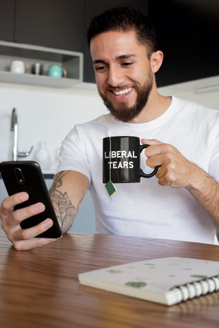 Find Funny Gift Ideas Liberal Tears Mug ideal desk companion for conversations