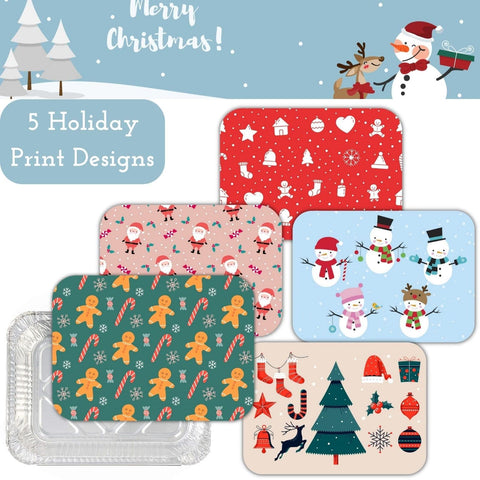 Findful Christmas cookie tin with lid design 04, sturdy for outdoor picnics.