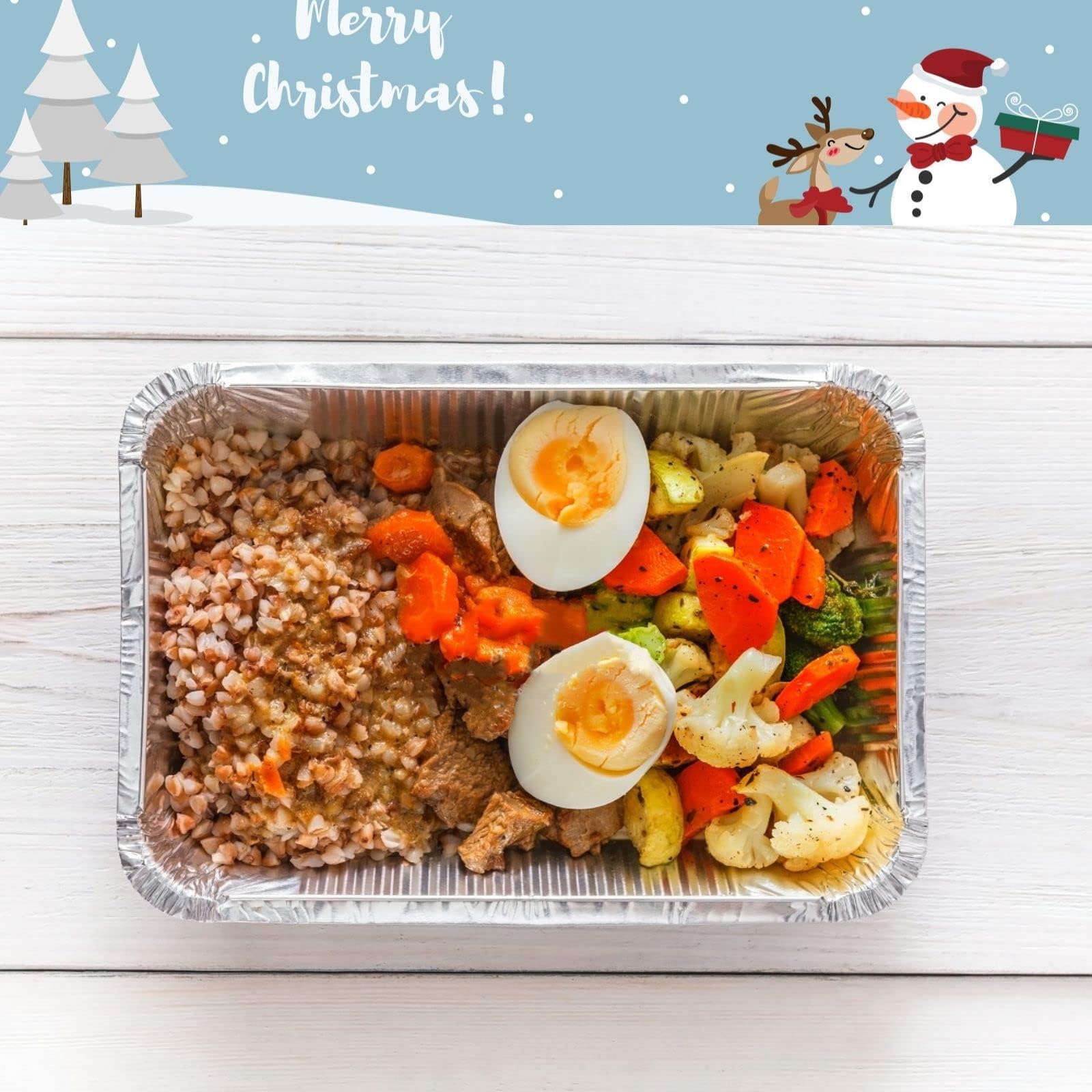 Findful Christmas cookie tin with lid design 07, elegant holiday presentation.