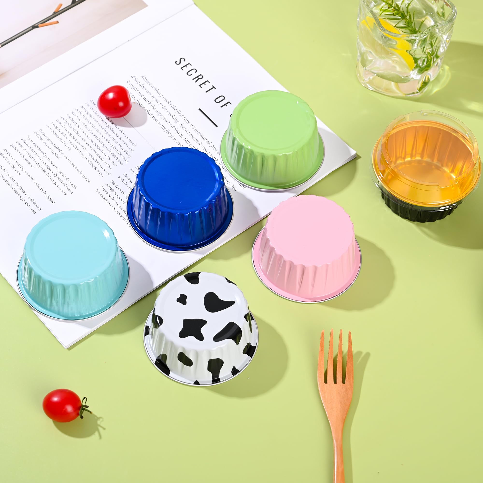 Findful mini aluminum foil cups with lids lid snapped tight for freshness