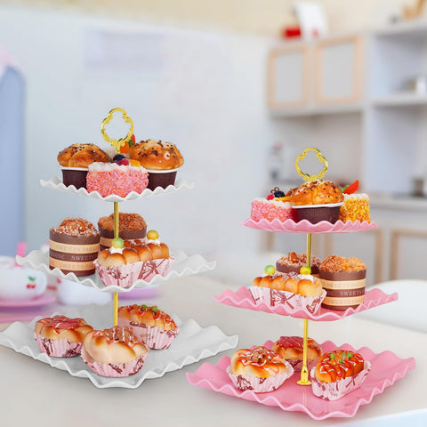 Findful wave edge plates add luxe look to dessert table