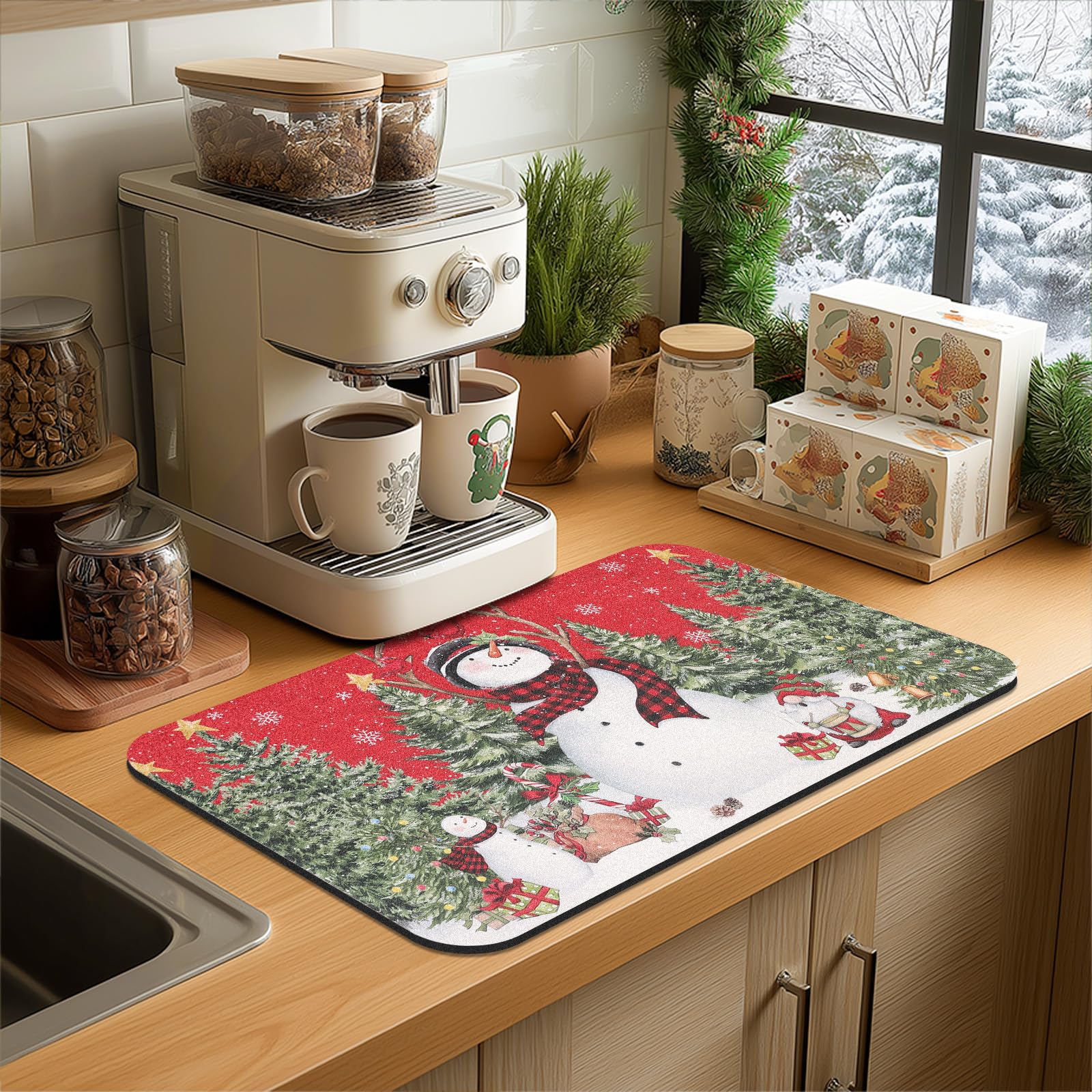 Findosom cuttable drying mat shaped to fit any space
