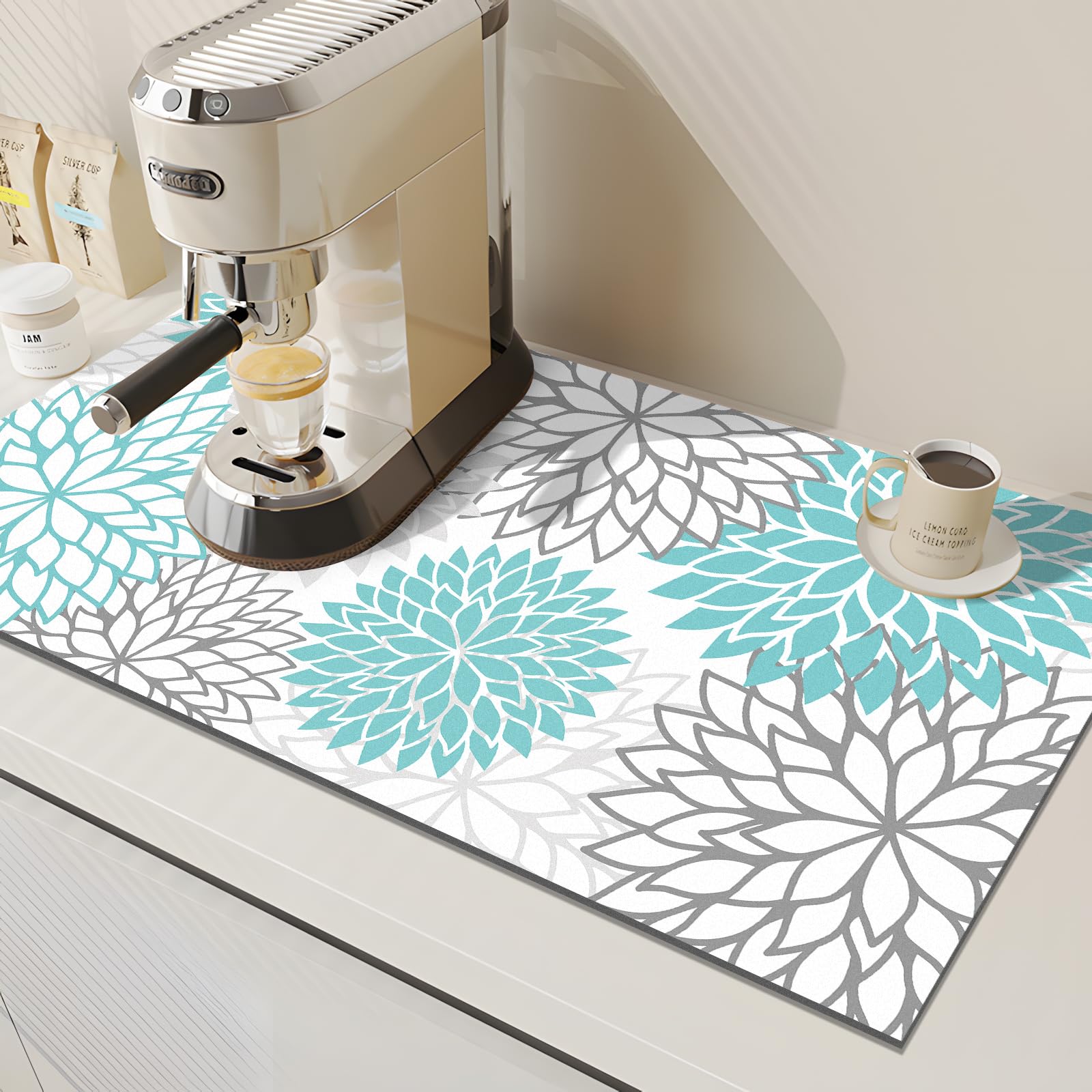 Findosom faucet mat 24x5.5 inches fits many sinks securely