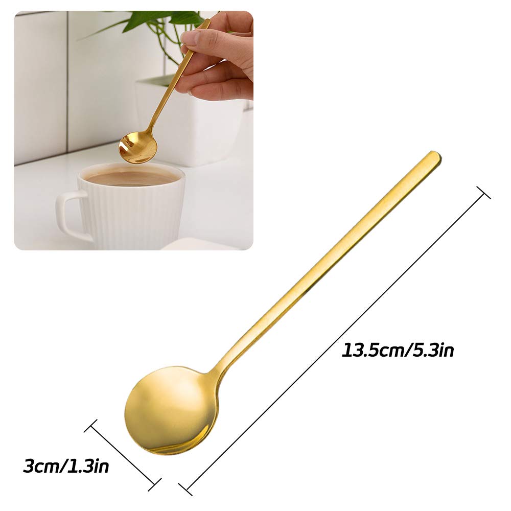 FindTop gold-plated spoon close-up emphasizing warm, elegant plating.