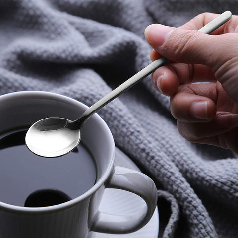 findTop 3 cm wide stainless steel spoon for dessert or milk
