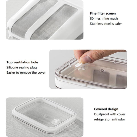 FindXeink yogurt strainer compact design fits in small kitchens.