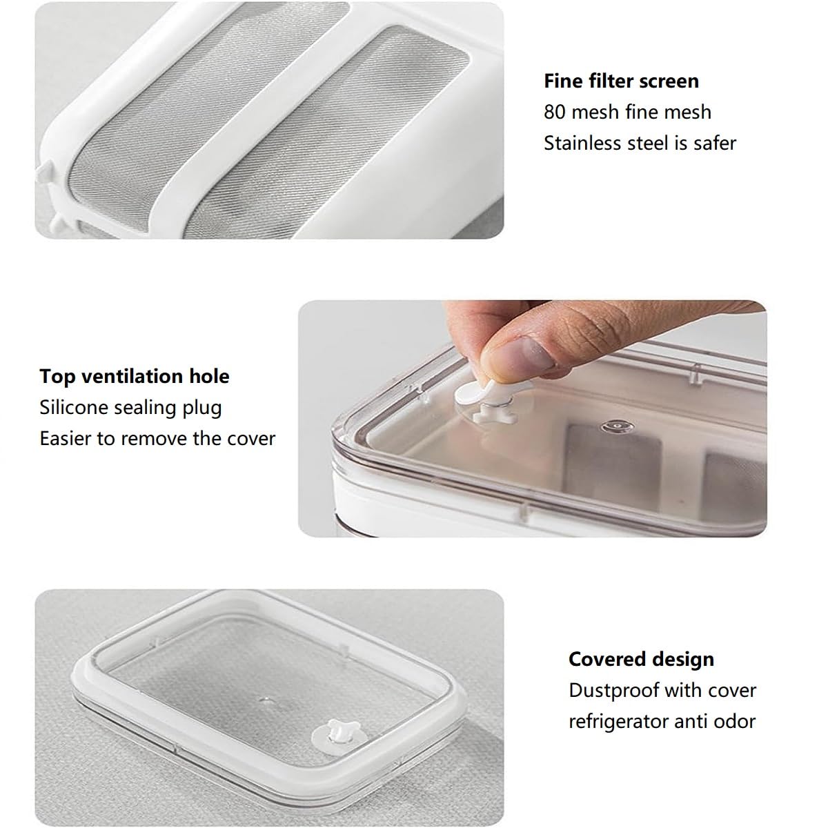 FindXeink yogurt strainer fits nut milk and juice for versatile use
