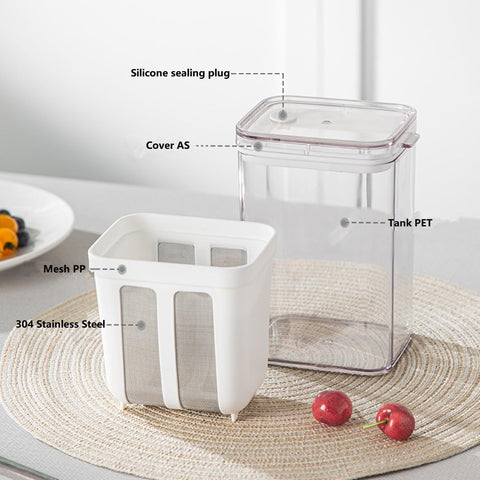 FindXeink yogurt strainer whey-separation for smooth homemade yogurt