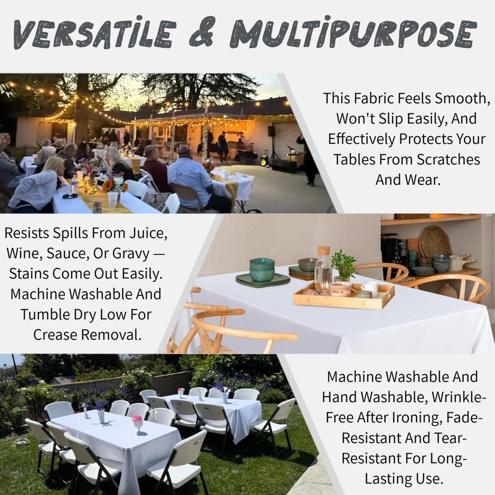 FindYou daily dining tablecloth ready for home meals and gatherings