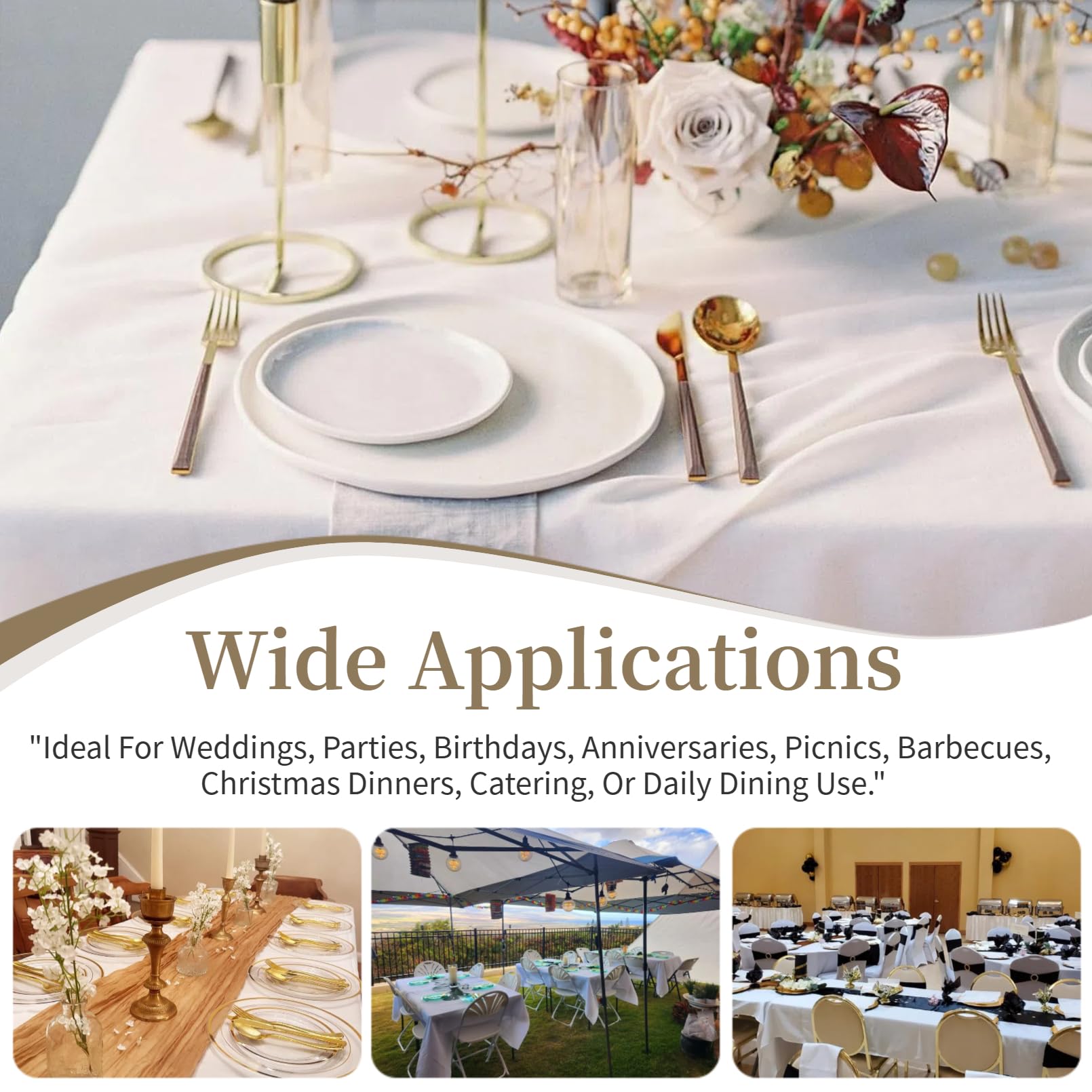 FindYou stain-resistant tablecloth handling beverage spills gracefully