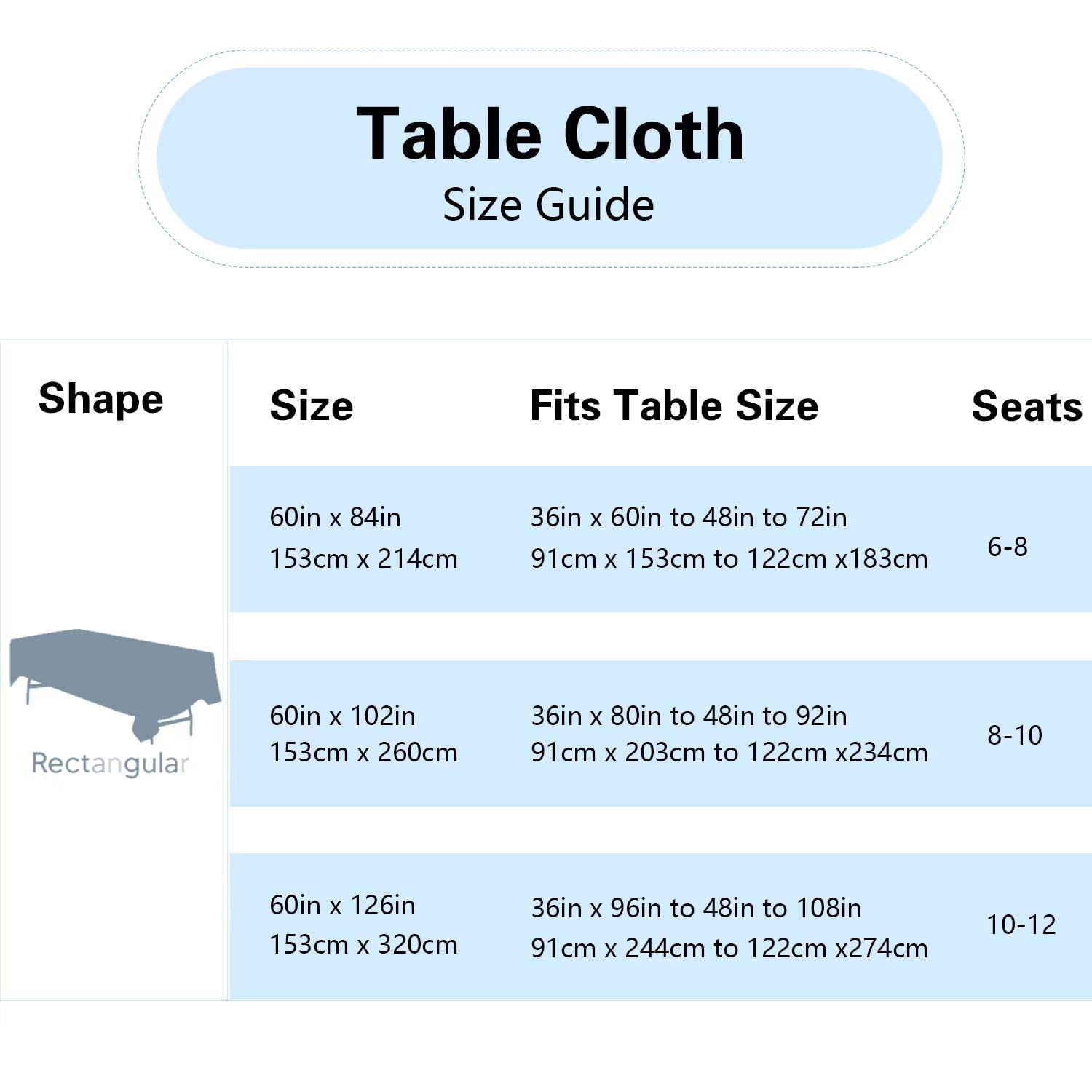 FindYou polyester seamless tablecloth with smooth surface for events
