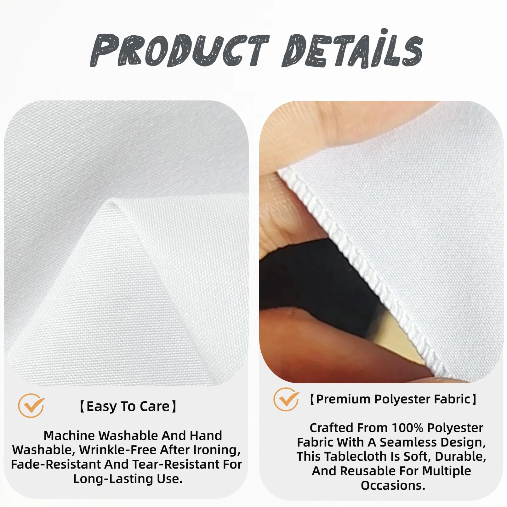 FindYou wrinkle-resistant tablecloth in use at a formal event