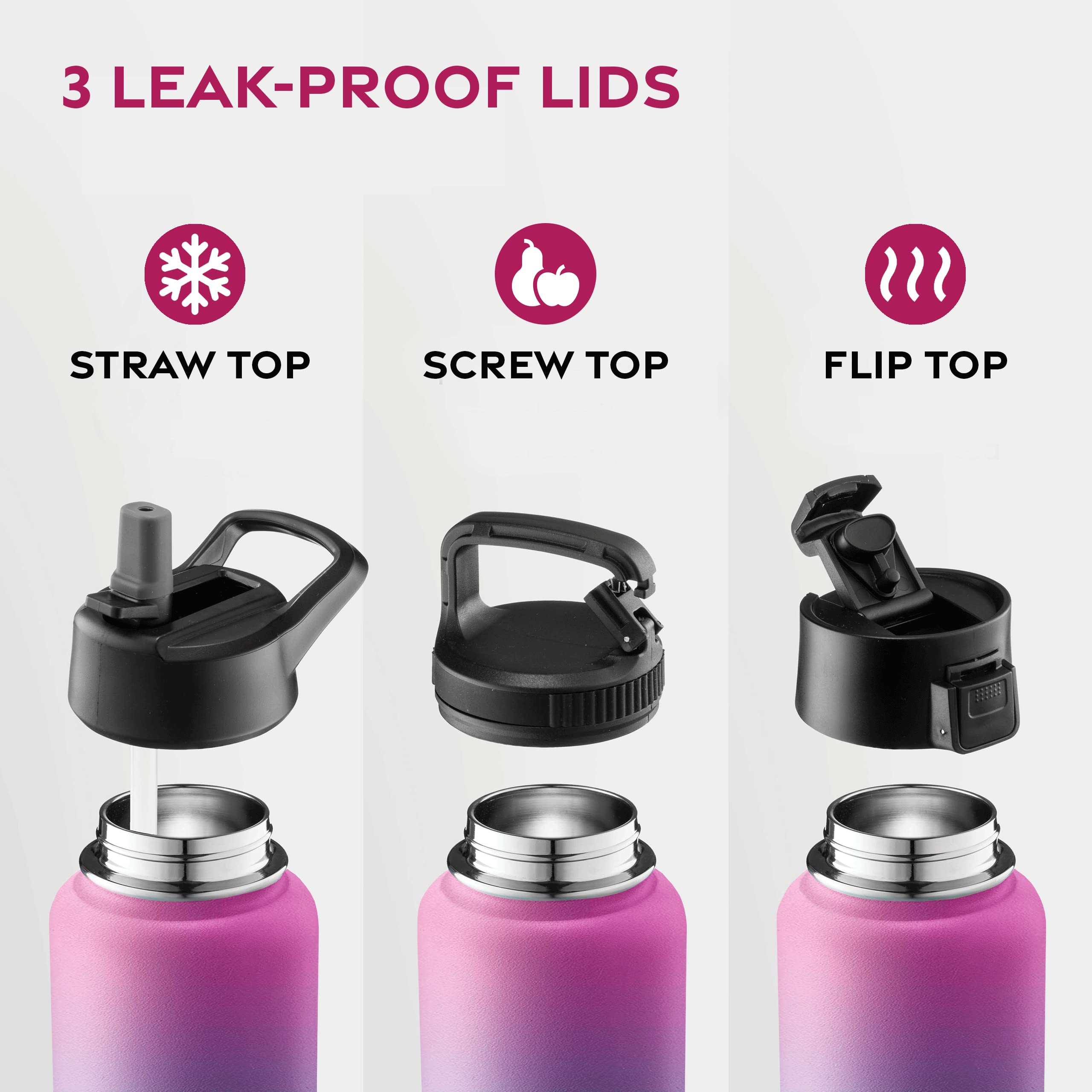 FineDine leak-proof design is ideal for rugged outdoor use