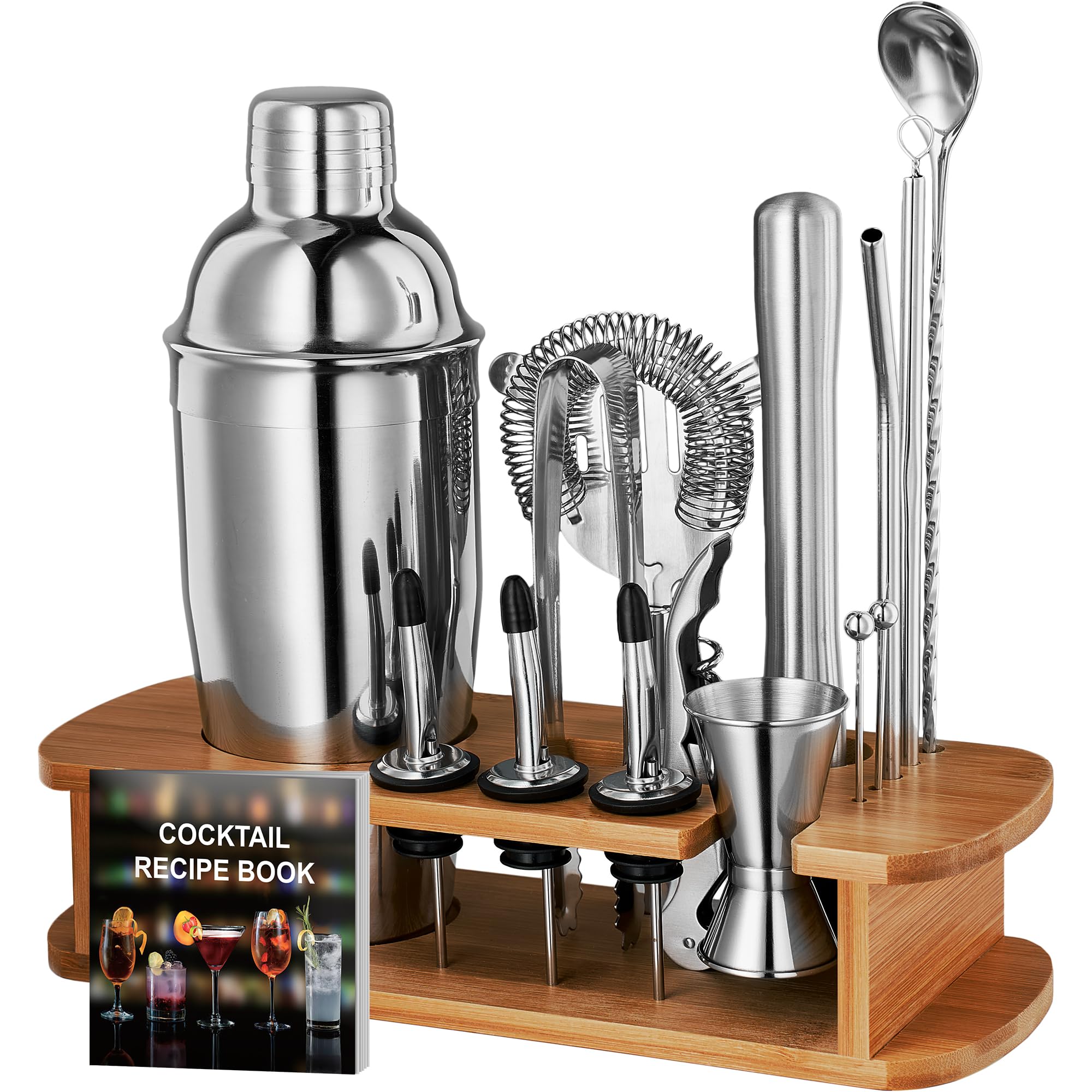 FineDine cocktail shaker set top view, ideal for home entertaining.