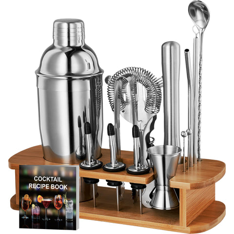FineDine cocktail shaker set top view, ideal for home entertaining.