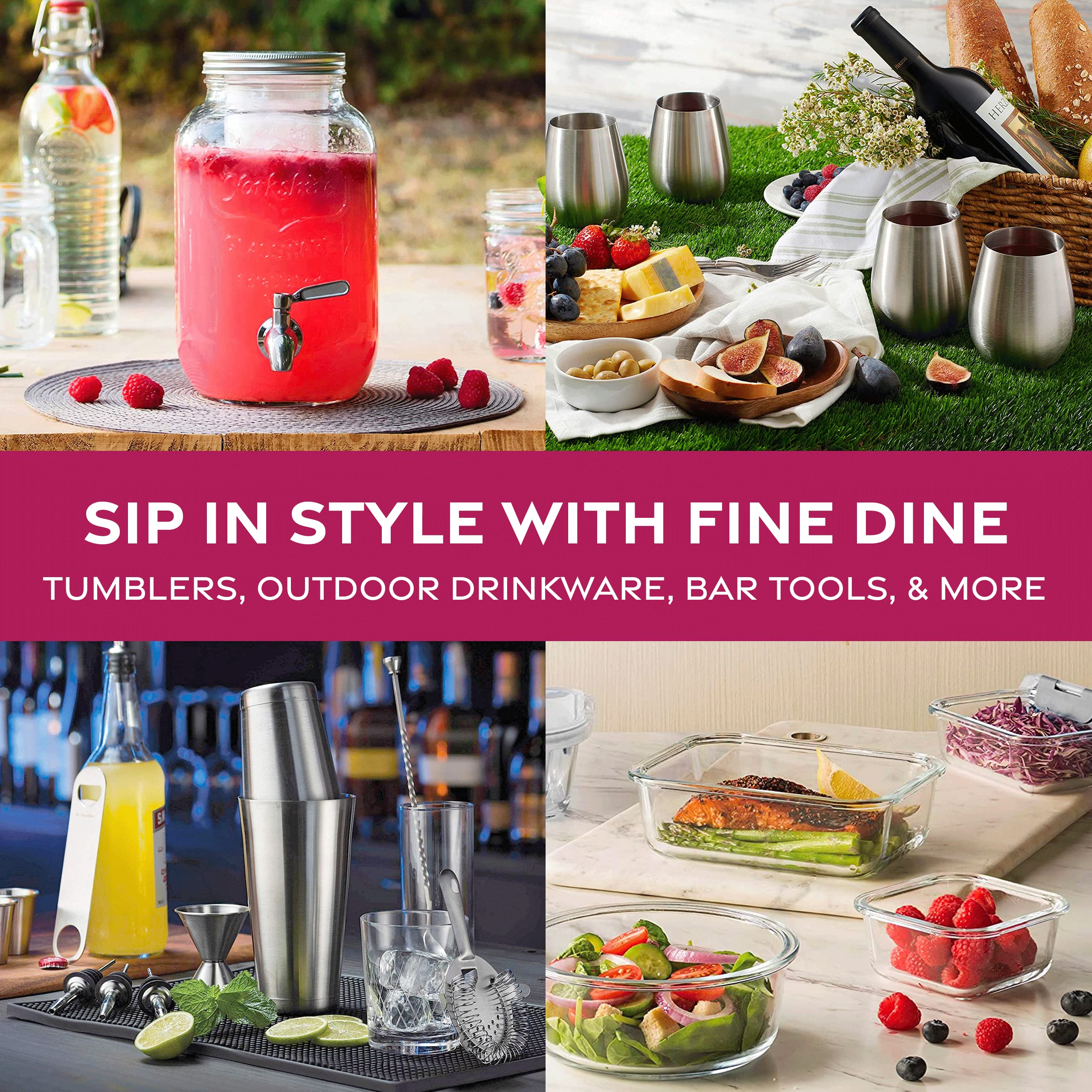 FineDine dishwasher-safe bottle simplifies cleaning after workouts.