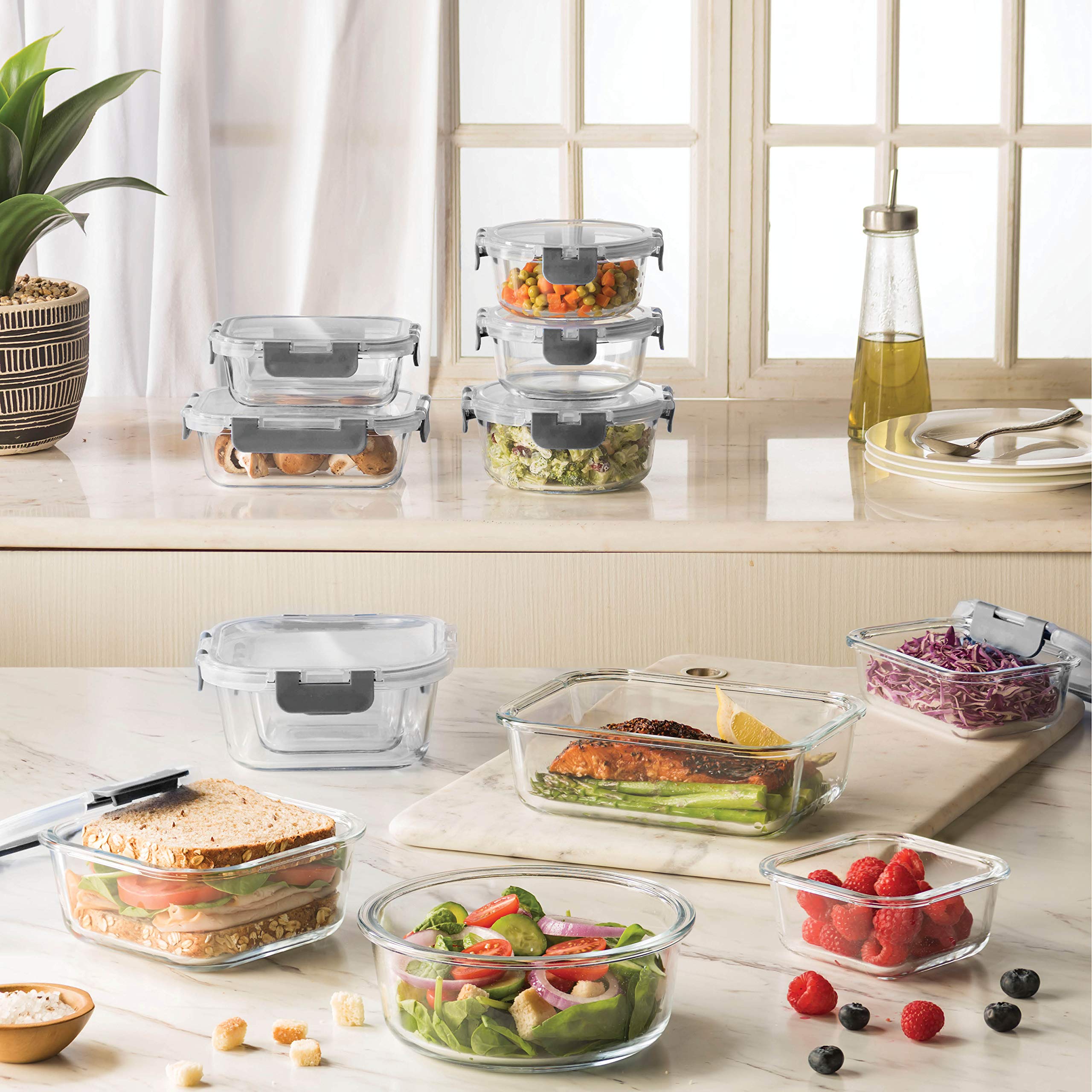 FineDine freezer-to-microwave ready container keeps batch meals organized.