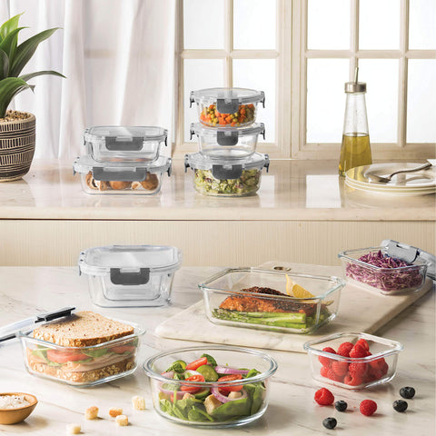 FineDine freezer-to-microwave ready container keeps batch meals organized.