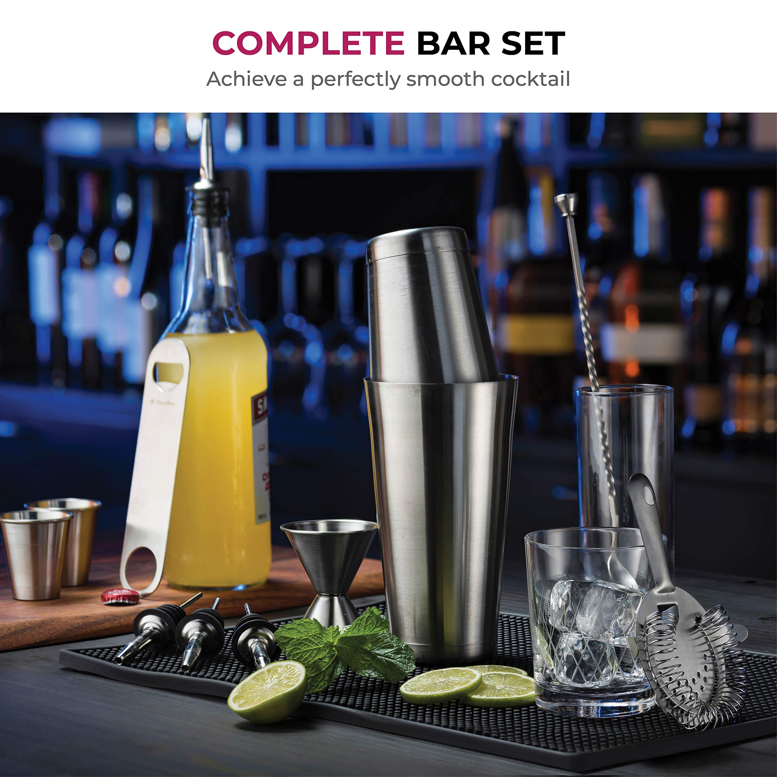 FineDine pour spouts help control pours for consistent cocktails.